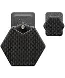 Tooletries Ultimate Scrubber Set - 2x Scrubbers & Holders - Silicone Organizer for Shower & Bathroom - Silicone-Grip Technology - Charcoal - Buy Online on GoSupps.com