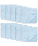 Comfy Cubs Muslin Spitting Towels Set | 100% Cotton 6-Layer Extra Absorbent Hand Washcloths - Pack of 10 - Buy Online on GoSupps.com