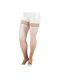 Juzo Naturally Sheer 2101AG 20-30 mmHg Thigh-High Open Toe Compression Stockings - Beige Size II Short - Buy Internationally - Buy Online on GoSupps.com