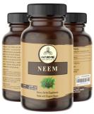 Naturevibe Botanicals Neem Capsules 180 Veg | Herbal Supplement for Healthy Skin | 600mg Per Serving - Buy Online on GoSupps.com