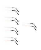 Gleavi Glasses Replacement Set - 5 Pairs Black Frame & Hinge Repair Bracket - Buy Online on GoSupps.com