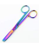Nursing Scissors Dressing Scissors 14.5cm Pet Grooming First Aid Home Use (14sm STR Sharp/Blunt Multi - Titanium) 14sm STR Sharp/Blunt Multi - Titanium - Buy Online on GoSupps.com