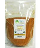 Indus Organics Turmeric Powder 1 Lb - Premium Grade, High Purity (6% Curcumin) | Freshly Packed Refill Bag - Buy Online on GoSupps.com