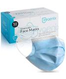 Hygenix 3ply Disposable Face Masks PFE 99% Filter Quality "Tested by a US lab" (Pack of 50 Pcs) Light Blue - Buy Online on GoSupps.com