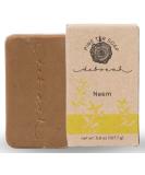 Debreah Neem Pine Tar Bar Soap - Handmade Vegan Hot Process Soap with Sweet Smell - Ideal for Men and Women - Neem Infused - 3.8 oz - Buy Online on GoSupps.com
