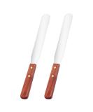 2 Pack Non-Stick Wax Spatula Set - Hair Removal Applicator with Wooden Handle | Perfect Waxing Tool for Smooth Skin - Buy Online on GoSupps.com