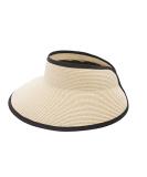 Joywant UPF50+ Wide Brim Visor Hat for Women - Amia Beige | Straw Beach Sun Hat with UV Protection - Buy Online on GoSupps.com