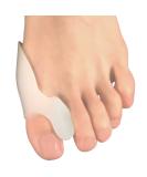 Chiroplax Bunion Gel Pads - Toe Separator & Relief Cushion for Hallux Valgus - Pack of 4 (2 Pairs) - Buy Online on GoSupps.com