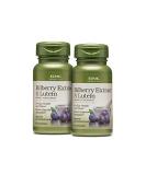 GNC Herbal Plus Bilberry Extract with Lutein Twin Pack - 60 Capsules | Supports Eye and Vision Health - Buy Online on GoSupps.com