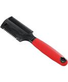 Ferplast Double Comb with Razor Blade for Dogs - Thinning Comb 18.3 x 4.5 x 1.8 cm | International Shipping Available - Buy Online on GoSupps.com