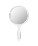 HOAAIGO 3-Fold Hand Mirror with Handle | Dual-Sided Makeup Mirror for Women & Men Perfect Enlarging Cosmetic Mirror - Buy Online on GoSupps.com