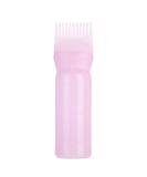 Buy Honiwu Hair Oil Applicator Bottle 170ml | Root Ridge Comb & Brush for Perfect Hair Color Application - Pink - Buy Online on GoSupps.com