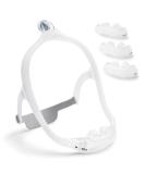 DreamWear Under The Nose Silicone Mask Assembly- Small, Medium, Medium-Wide, Large Pillows and Frames with Elbow - Buy Online on GoSupps.com