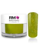 Acrylic Color Powder Green Glitter | Nail Design | RM Beautynails 10g - International Shipping Available - Buy Online on GoSupps.com