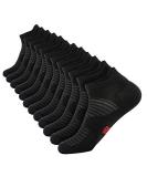 Compression Running Ankle Socks Low Cut(6 Pairs) for Men & Women Black (6 Pairs) Large-X-Large - Buy Online on GoSupps.com