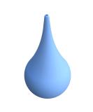 Reusable Rubber Suction Ear Syringe - 60ml Blue Smooth | Ear Cleaner for Adults and Children | Ear Wax Removal Tool - Buy Online on GoSupps.com