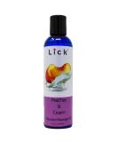 Peaches and Cream Massage Oil | Vegan Edible Body Oil with Vitamin E & Sweet Almond Oil | Relaxing Non-Sticky Full Body Massage for Men & Women - 4 oz - Buy Online on GoSupps.com