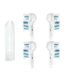 Sensitive Replacement Toothbrush Heads for Oral-B 4732 3733 4733 - 4 Pack with Crisscross Bristles and Dual Clean Refill - Buy Online on GoSupps.com