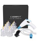 COOBST Cupping Set - Professional Chinese Therapy Kit with Pump and Extension Tube - Blue (9pcs) - Buy Online on GoSupps.com
