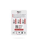 Endevr MyID Medical ID Sticker Kit, Store All of Your Medical Information for Emergencies, 4 Stickers - Buy Online on GoSupps.com