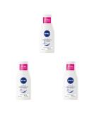 Nivea Waterproof Eye Make-Up Remover 125ml - Gentle Chamomile Formula Removes Waterproof Mascara - 3 Pack Eco-Friendly 95% Recycled Bottle - Buy Online on GoSupps.com