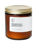 OCT Cedarwood + Juniper Scented Candle | 400ml Soy Wax & Essential Oils for Relaxation - Buy Online on GoSupps.com