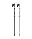 LEKI Spin Nordic Walking Poles - Black Neon Red White | Adjustable 100-130cm | Best International Shipping - Buy Online on GoSupps.com