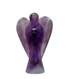 2 Inch Amethyst Guardian Angel Statue - Healing Crystals Gift - Lucky Angel Wings Home Decor - Reiki Healing Crystal - Buy Online on GoSupps.com
