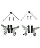 TEKTRO Oryx 992AG Cyclocross Cantilever Brake Set - Front & Rear | Silver | MH1812 - Buy Online on GoSupps.com
