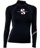 Scubapro T-Flex Women's Long Sleeve Rash Guard UPF 80 - Onyx (Small) - Buy Online on GoSupps.com