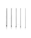 EDOBLUE 50 Disposable Piercing Needles Set - Hollow Needles 12G-20G Stainless Steel for Ear, Nose, Eyebrow, Lip, Navel Piercings - Buy Online on GoSupps.com