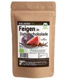 Raw fig in dark chocolate from Edelmond. Dark cocoa and fruit / organic candy without sweeteners. 150 g - Buy Online on GoSupps.com