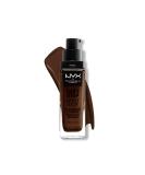 NYX Can't Stop Won't Stop Full Coverage Foundation - Deep Ebony 25 | Long-Lasting Waterproof Vegan Formula with Matte Finish - Buy Online on GoSupps.com