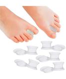 Povihome Gel Bunion Corrector and Toe Separators - Small Size, 10 Pack Orthotics for Overlapping Toes, Bunion Pain Relief - Men and Women, Sports Activities - Buy Online on GoSupps.com