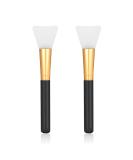 2 PCS Silicone Face Mask Brushes - Beauty Tool Applicator for Facial Mud Masks - Soft Hairless Body Lotion Applicator Brush - Makeup Tools for Women and Girls in Black - Buy Online on GoSupps.com