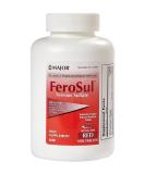 Major FeroSul Ferrous Sulfate 325mg (5g) - 1000 Red Tablets | Iron Supplement - Buy Online on GoSupps.com