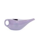 Ceramic Neti Pot with Mandala Design - Silver Nasal Wash Jug for Nose Rinse - Buy Online on GoSupps.com