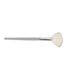 Flat Face Mask Brush - DIY Fan Applicator with Transparent Handle for Powder Masks | Soft Foam Stirring Tool for Salons - Buy Online on GoSupps.com