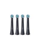 Oral-B iO Ultimate Clean Electric Toothbrush Head, Twisted & Angled Bristles for Deeper Plaque Removal, Pack of 4, Black 4 Count (Pack of 1) - Buy Online on GoSupps.com