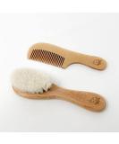 Green Sprouts Baby Brush & Comb Set | Natural Wood & Bristles | Gentle Hair Grooming - Buy Online on GoSupps.com