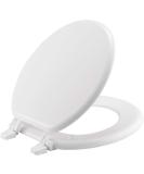 BEMIS 400TTA 000 Economy Toilet Seat, Durable Enameled Wood, ROUND, White 1 Pack Round - Buy Online on GoSupps.com