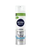NIVEA MEN Sensitive One Stroke Shave Gel (200ml) Shaving Gel for Men with Chamomile Extract + Vitamin E Shaving Gel and Beard Softener Shaving Gel Men Sensitive - Buy Online on GoSupps.com