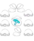 8 PCs Transparent Dustproof Pacifier Box - Portable Storage Container for Babies - Buy Online on GoSupps.com