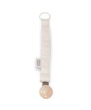SAGA Copenhagen Pala Pacifier Chain (Cream) | 100% Organic & Sustainable | GOTS-Certified | 2x17cm | International Shipping - Buy Online on GoSupps.com