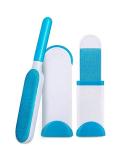 All-in-One Pet Hair Remover Brush - Eco-Friendly & Reusable for Dogs & Cats | Double-Sided Hair Removal Tool - Blue - Buy Online on GoSupps.com