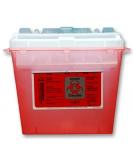 SofTap 5-Qt Sharps Container for Safe Needle, Syringe, and Scalpel Disposal - Puncture-Proof Plastic, Easy Assembly - Buy Online on GoSupps.com