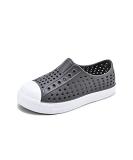 QLZ Kids Water Shoes - Slip-on Anti-Slip Beach Sandals for Boys & Girls - Lightweight & Quick Dry - Grey - Sizes Toddler to Big Kid - Buy Online on GoSupps.com