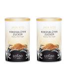 Lotao Coconut Blossom Sugar Bio 2x250g - Natural Brown Sugar Replacement with Caramel Note | Perfect for Coffee Tea & Desserts | Premium Palm Sugar - Buy Online on GoSupps.com