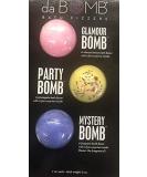 da BOMB Bath Fizzers 3 Pack - Glamour, Party, Mystery Bombs with Surprise Inside - 7 oz each - Buy Online on GoSupps.com