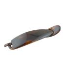 Parcelona French Sleek Tortoise Shell Brown Large 4 1/2 Celluloid Hair Clip - No Slip Grip, Metal-Free, Strong Hold - Made in France - Buy Online on GoSupps.com
